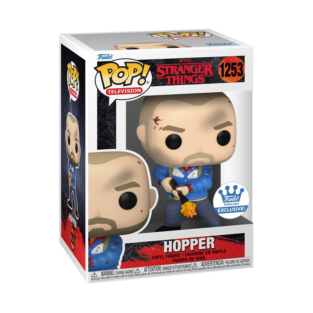 Funko Pop! Vinyl: Stranger Things - Hopper - Funko (Exclusive) #1253